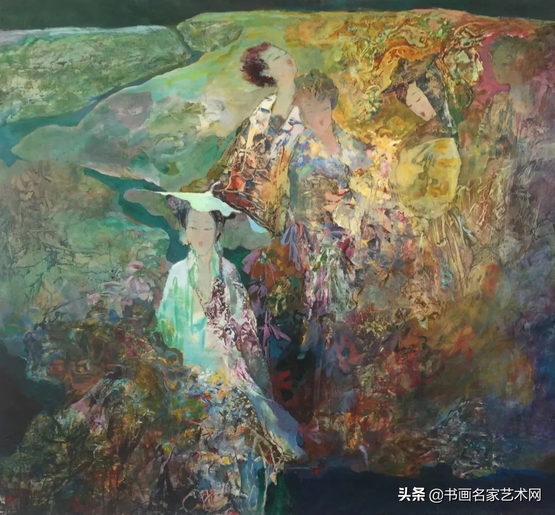 杨兴雅意向山水油画作品欣赏,艺术中国杨建宏绘画作品鉴赏