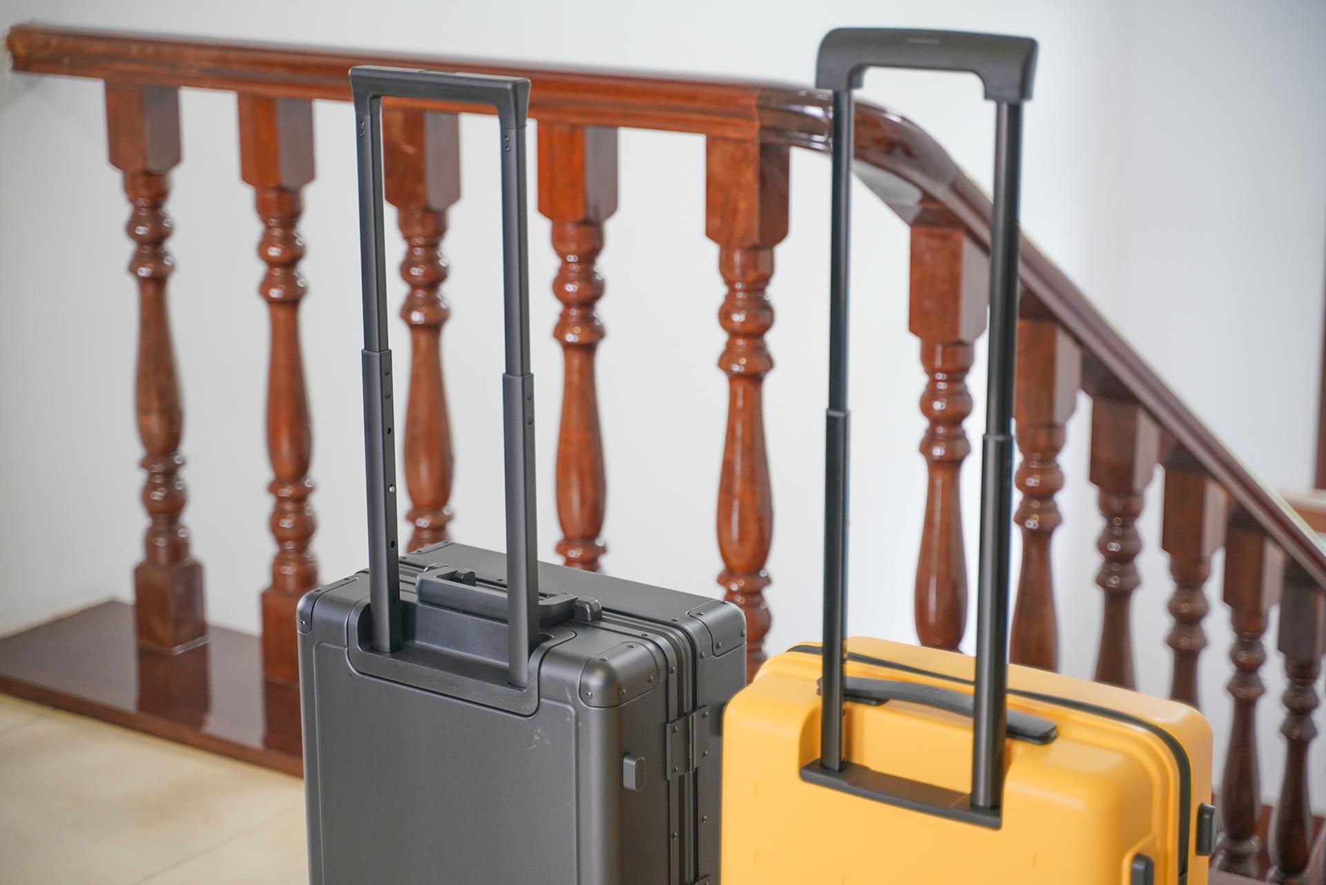 地平线8铝镁合金拉杆箱,地平线拉杆箱和elle拉杆箱哪个好