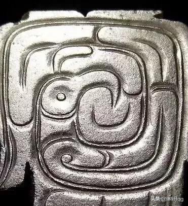 西周古玉橘皮纹,古玉橘皮