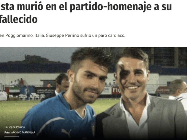 人间悲剧！在已逝弟弟的悼念纪念赛中，29岁的哥哥心脏病发作去世