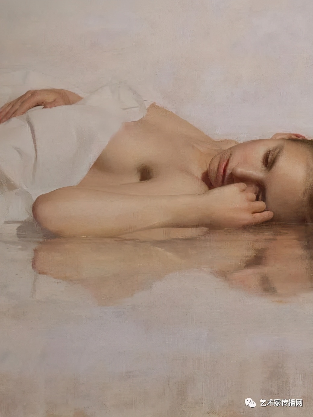 美国写实油画大师作品欣赏,写实油画中国女肖像脸部调色技巧