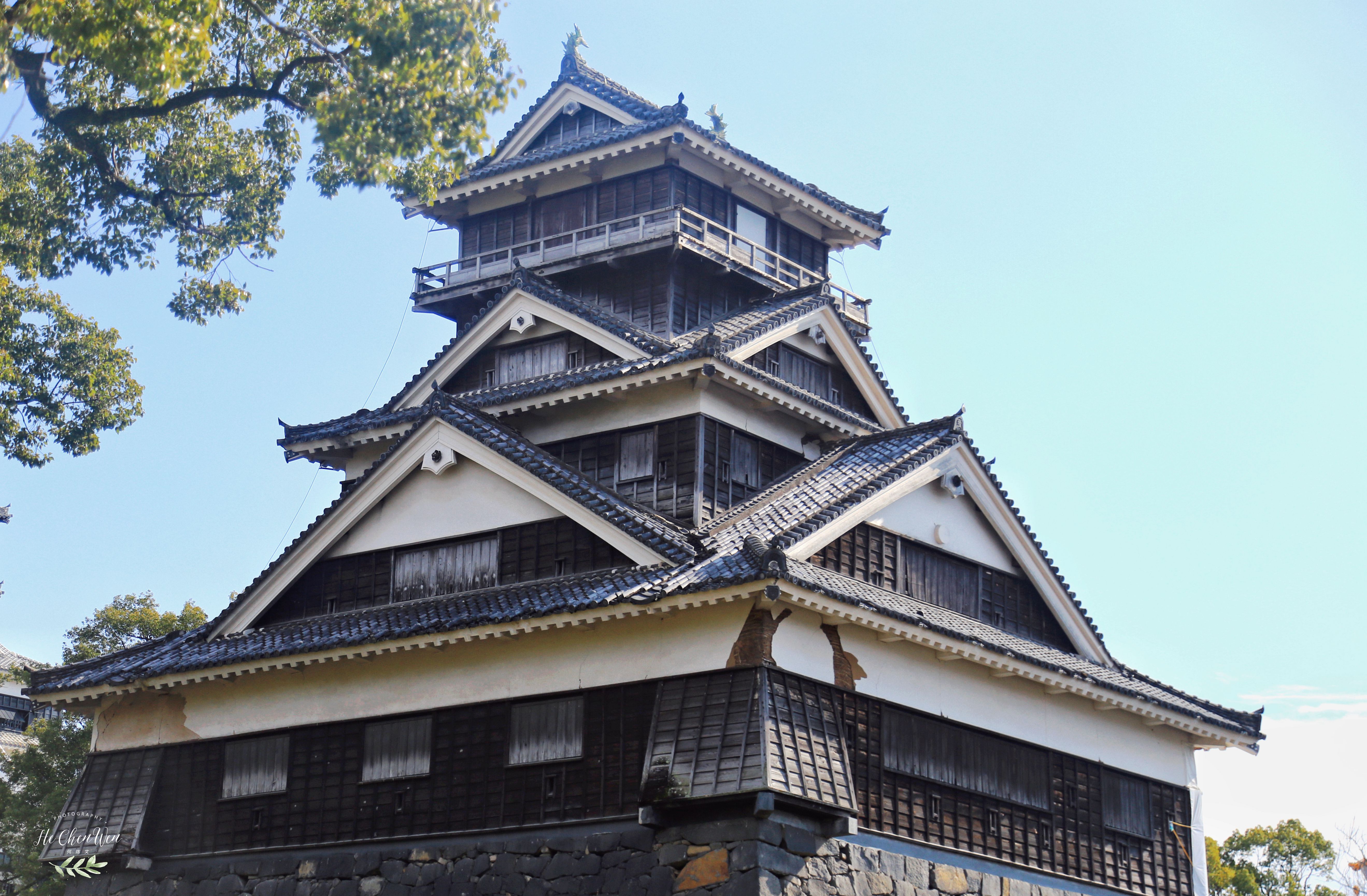 日本三大古城熊本城,日本京都标志性建筑