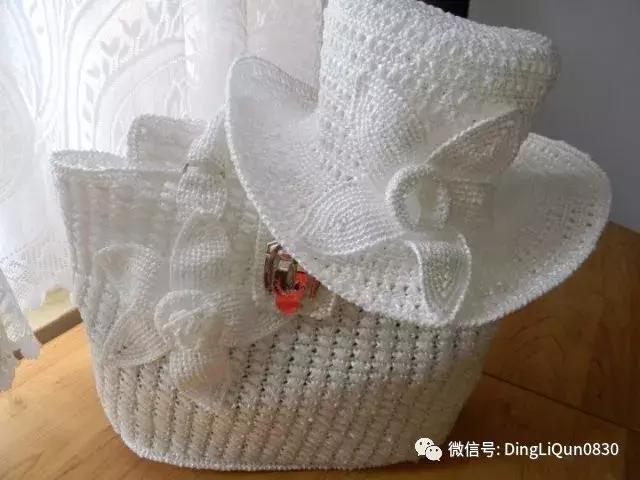 塑料袋编拖鞋,毛线编织浴花袋