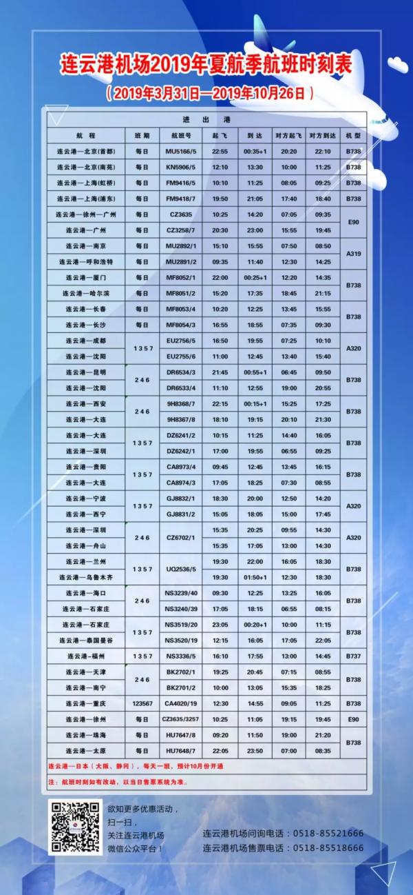 连云港直飞泰国,连云港飞韩国几个小时