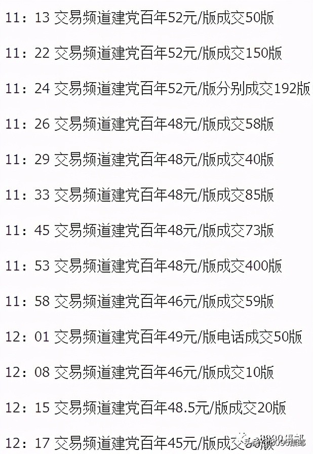 建党百年邮票价格,建党100周年邮票现市价多少