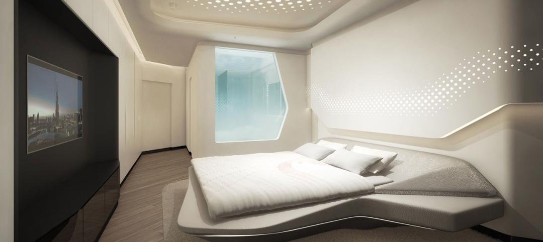 扎哈设计的迪拜酒店,扎哈迪拜综合体图片