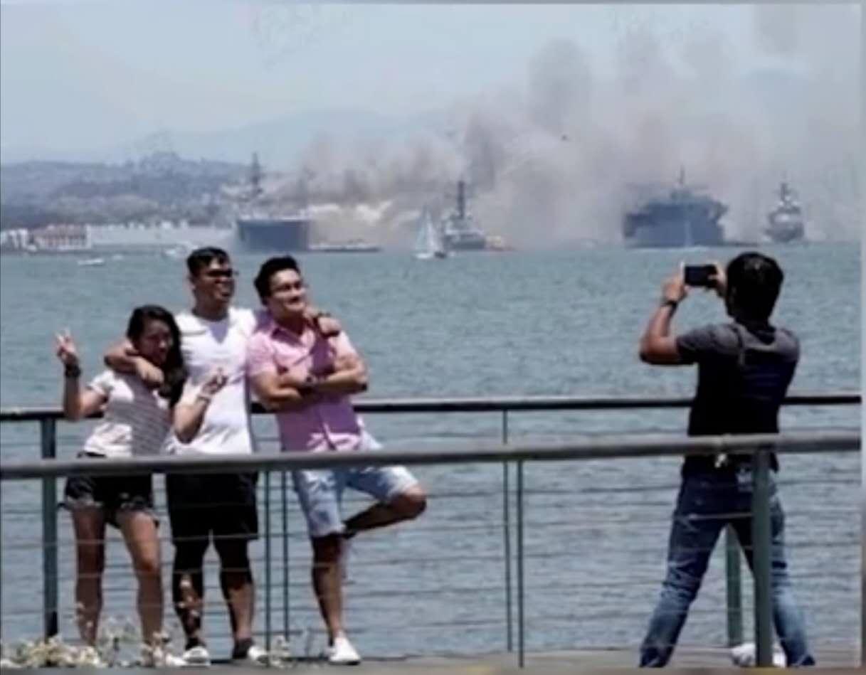 理查德号军舰起火时间,理查德号大火最新进展