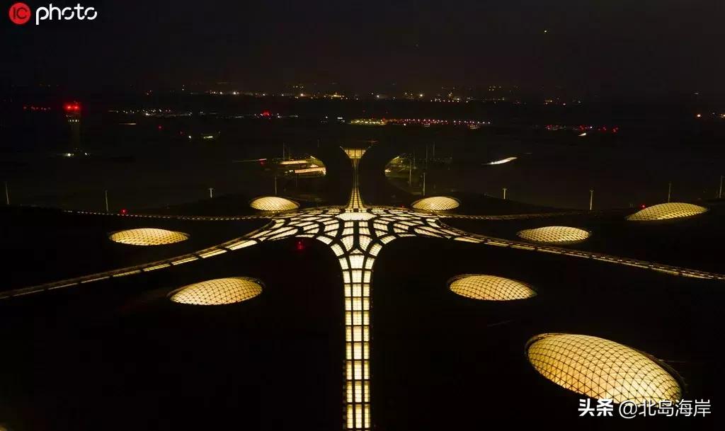 北京大兴机场建设进度照片,北京大兴机场内部高清图片