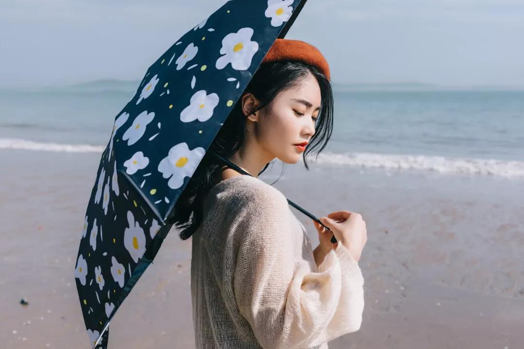 小雏菊晴雨两用伞,小雏菊双层遮阳伞