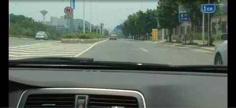 科目三直线行驶前方有车怎么办,温州娄桥科目三1号线直线行驶