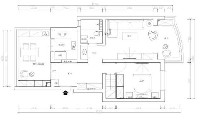小户型带阁楼带露台,带阁楼加露台的房子
