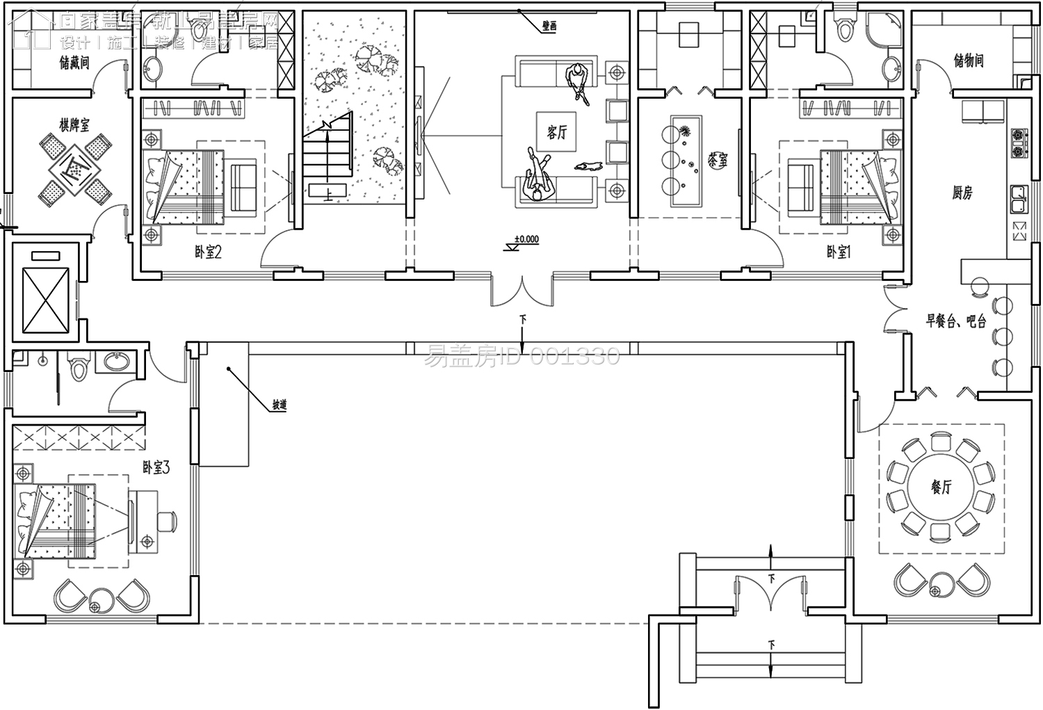20套最全中式四合院大全,最经典的中式两层四合院