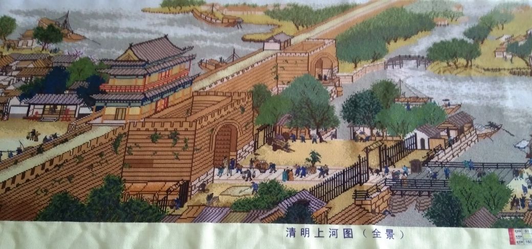 100万清明上河图十字绣,世界名画十字绣系列