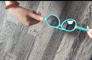 买了一个蓝墨镜,儿童墨镜7-12岁酷墨镜怎么选