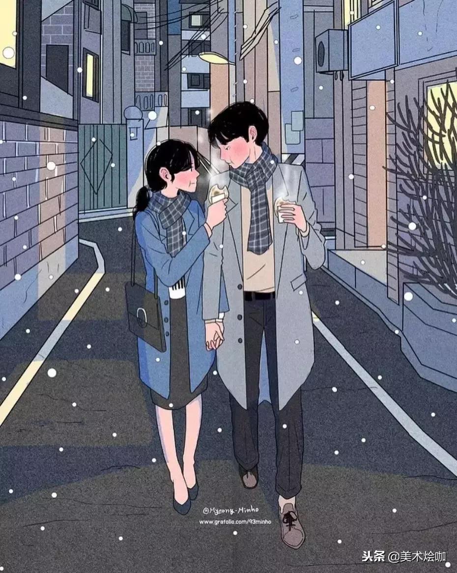 少女心爆棚的唯美插画,软萌插画清新少女心