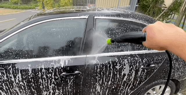 高层小区自己洗车视频全教程,在家洗车怎么洗最省钱
