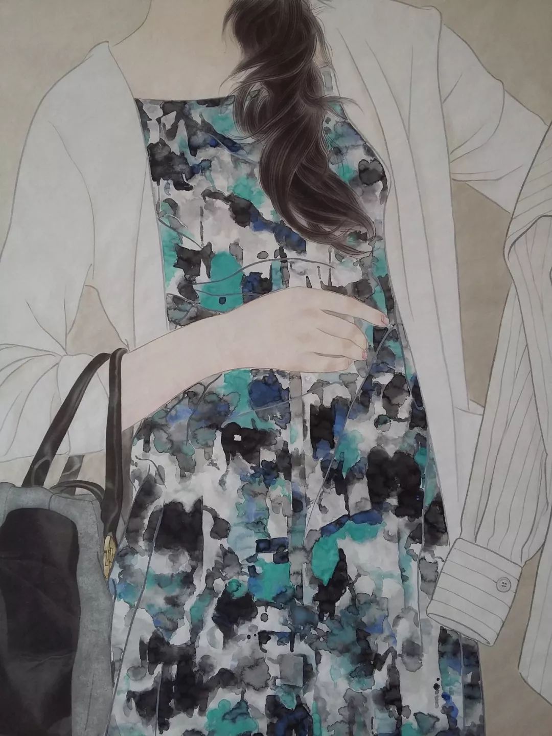 从一岁到七岁画画,从七岁到八岁画的画