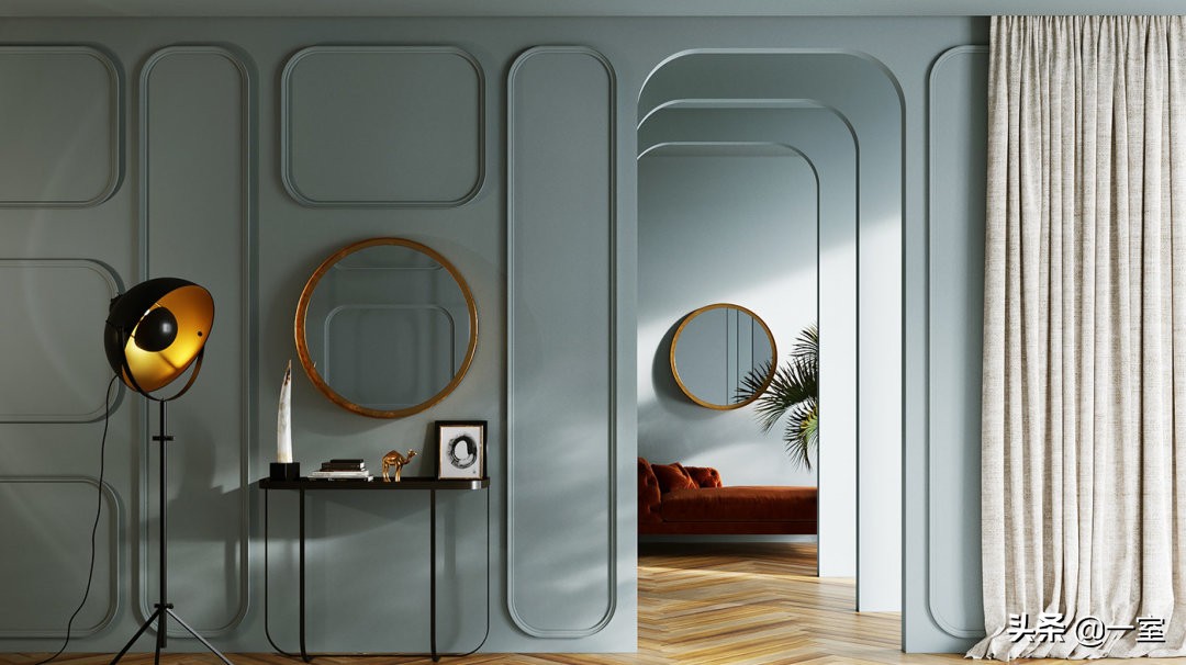 3.3米背景墙设计,客厅背景墙设计简约款