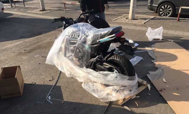 摩托车春风狒狒cf125,春风125摩托车适合1米5的人骑