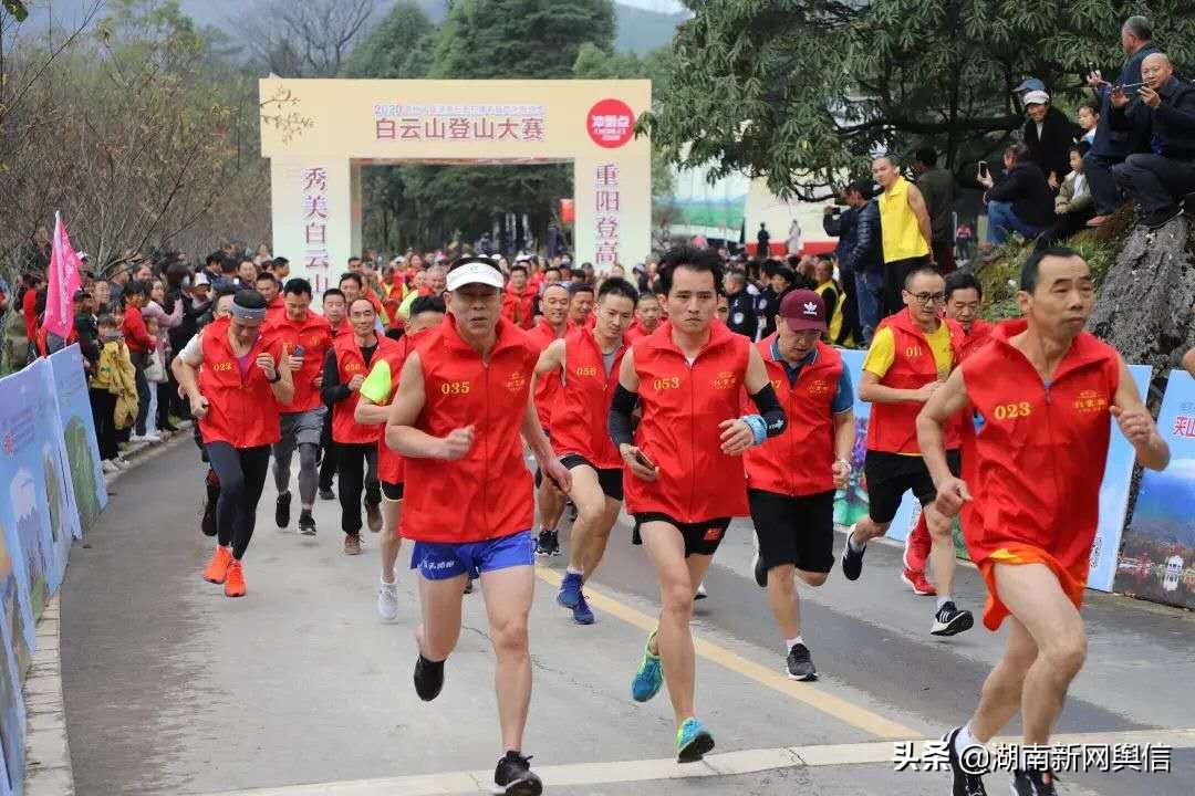 300余名骑行运动员齐聚,石门千人橙跑大赛