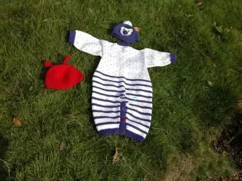 婴儿连体睡袋编织教程,美人鱼睡袋编织图解