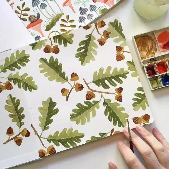 手残党零基础画,纹理画教程初学者