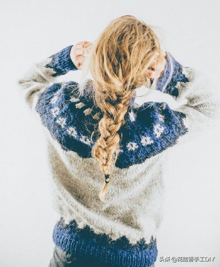 手工多彩毛线毛衣编织全部教程,彩虹线织什么花样毛衣好看