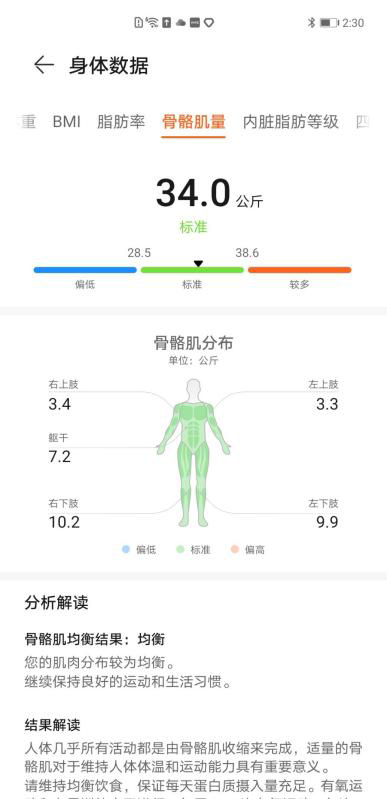 华为体脂秤3pro肝脏脂肪检测准吗,华为体脂秤3怎么看人体分析报告