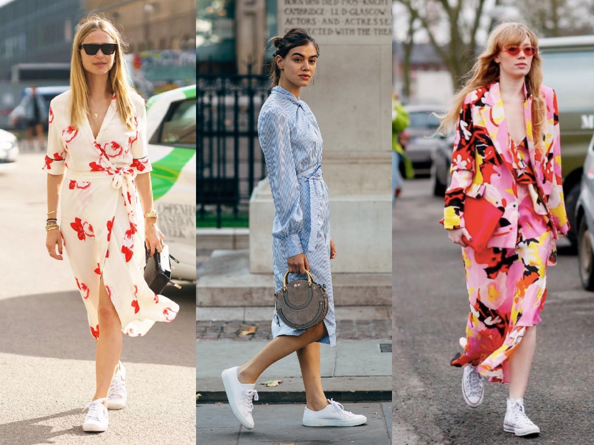 连衣裙高跟鞋漂亮,细高跟鞋搭配连衣裙