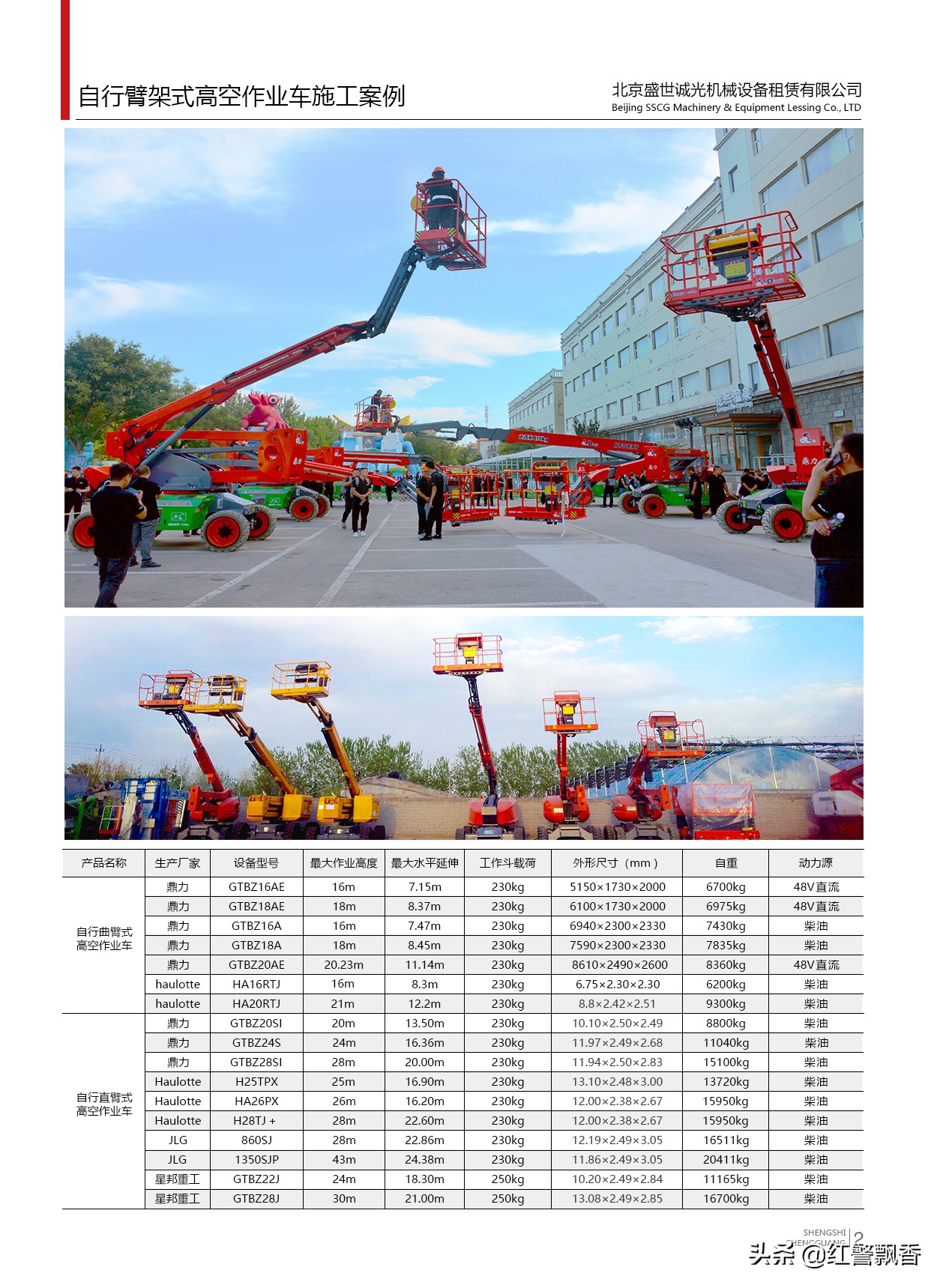 建筑行业最常见的高空作业平台有哪些？