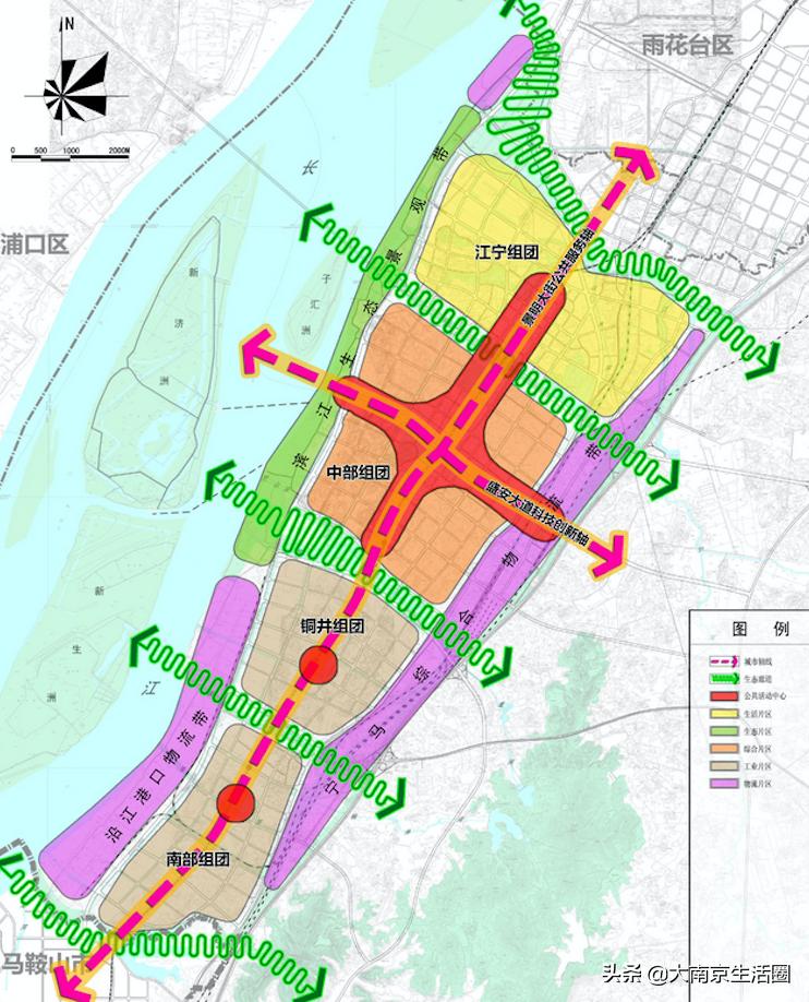 南京江宁滨江和桥林,江宁滨江对比浦口桥林
