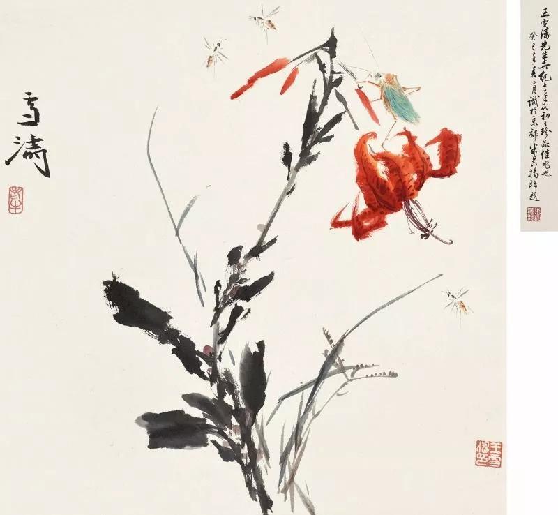 王雪涛小幅真品欣赏,王雪涛花鸟作品小幅