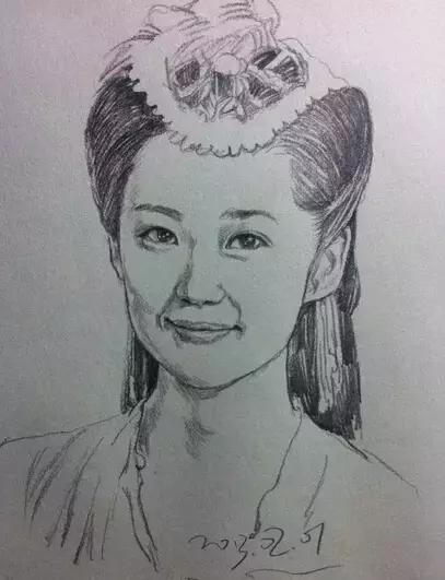 人物速写肖像画,速写是看一眼就能画出来的吗