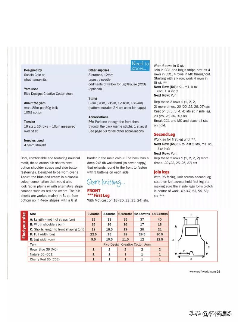 兔子针织开衫亲子装,棋盘格小孩针织开衫背心教程