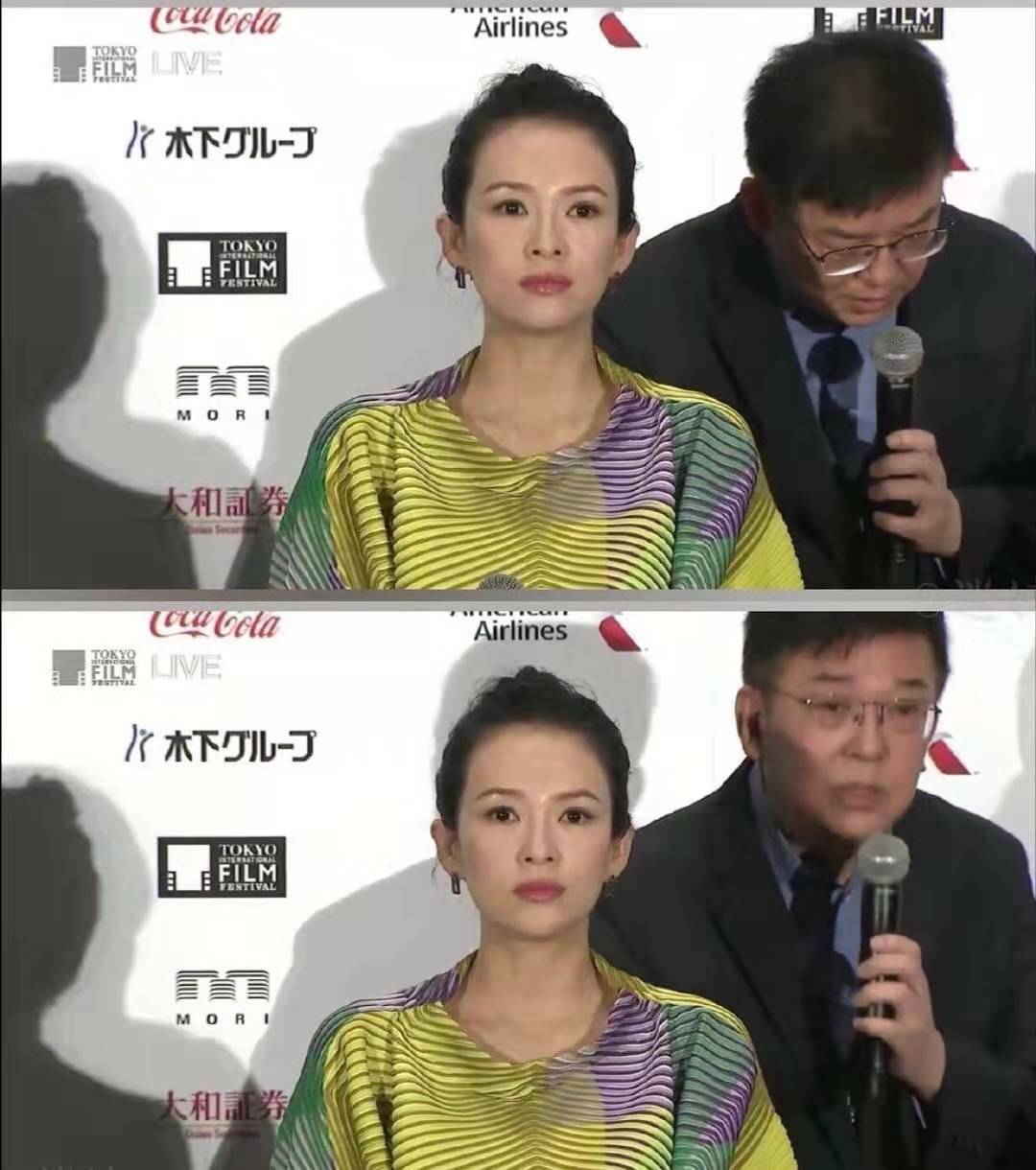 40岁章子怡戛纳太自信,41岁章子怡二胎后更自信