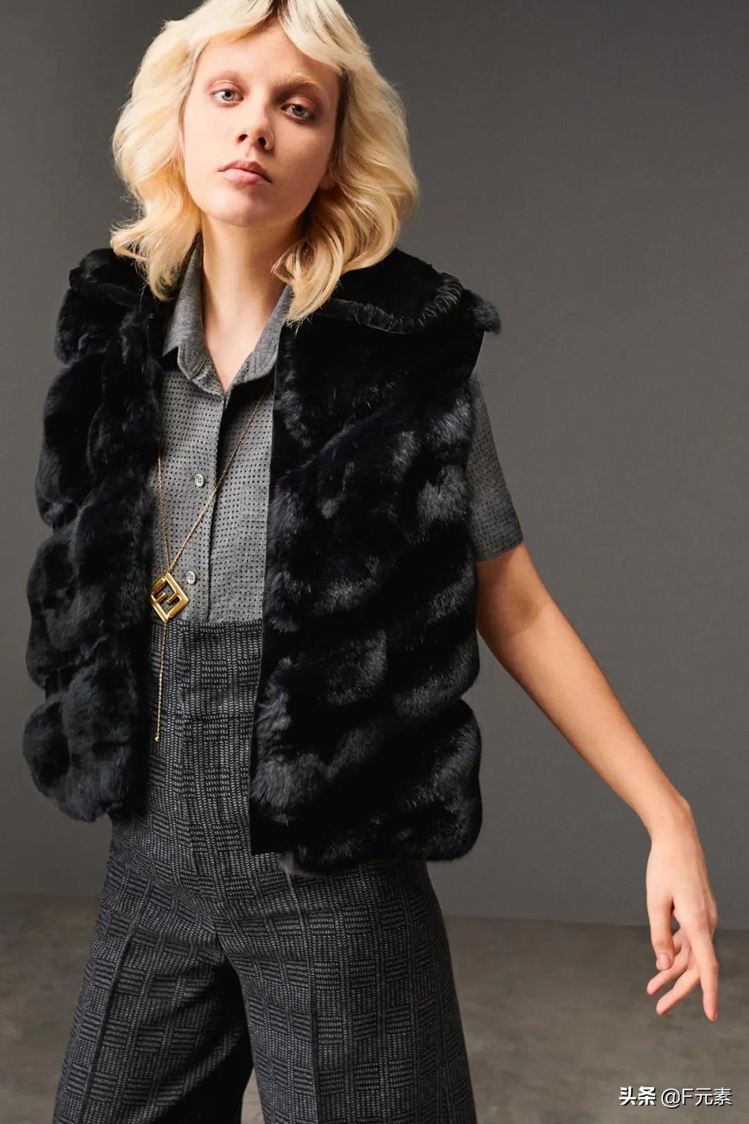 用皮草记录时代fendi2020秋冬发布,fendi皮草