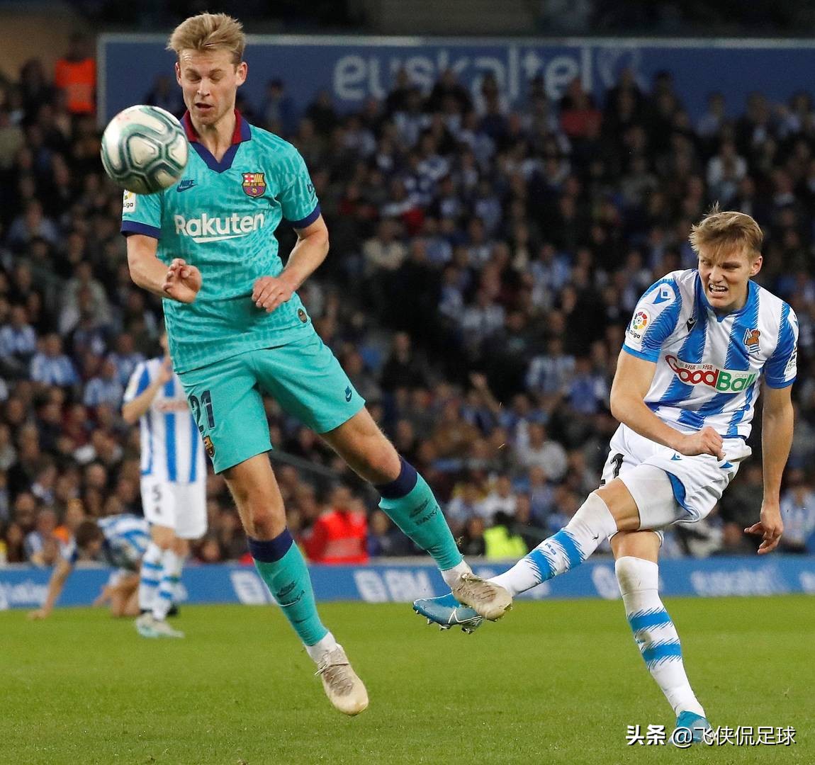 皇家社会2比0皇马,挪威梅西和厄德高
