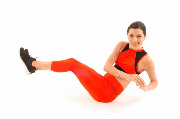 腰部赘肉瑜伽视频教程,改善侧腰赘肉坐着的瑜伽体式