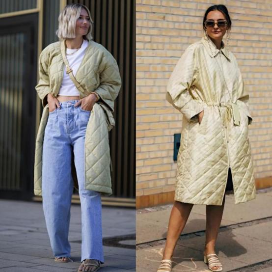 今年最火的绗缝棉服,冬季绗缝两面穿棉服