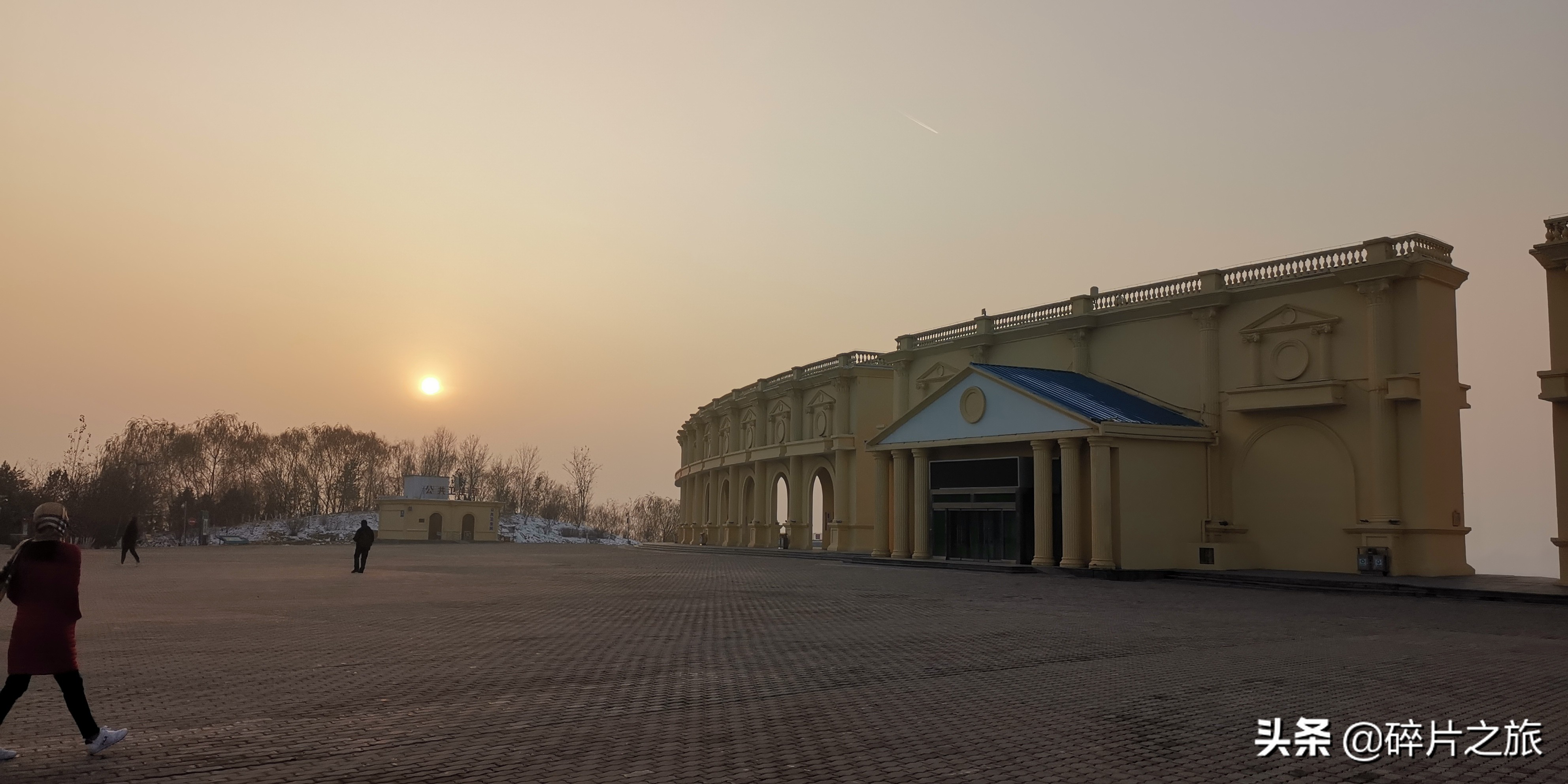 银川看日落最好的地方,银川览山公园落日