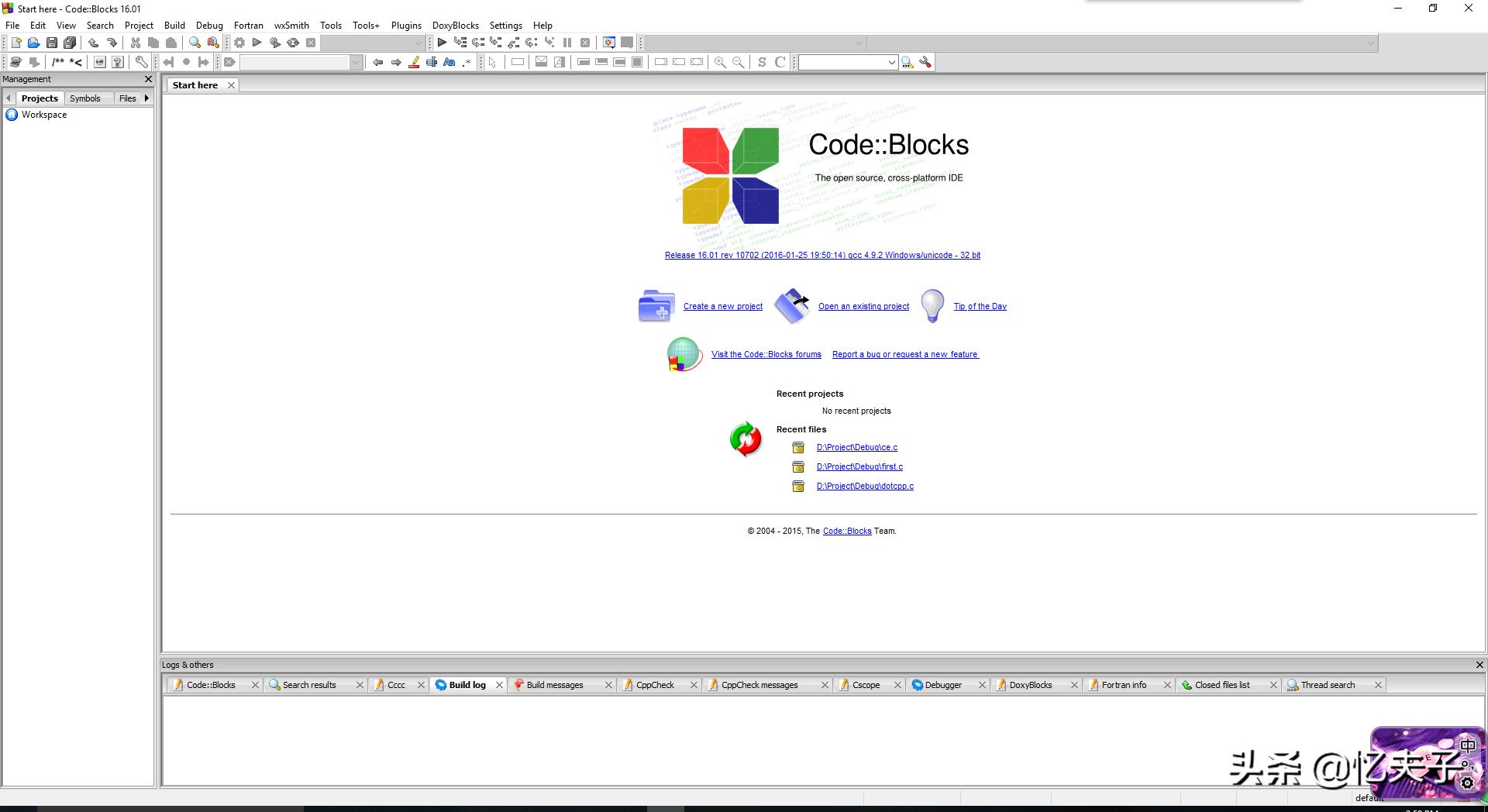 c语言入门codeblocks新建工程,codeblocks的入门使用教程