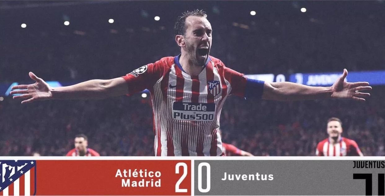 欧冠西蒙尼庆祝,欧冠西蒙尼动作