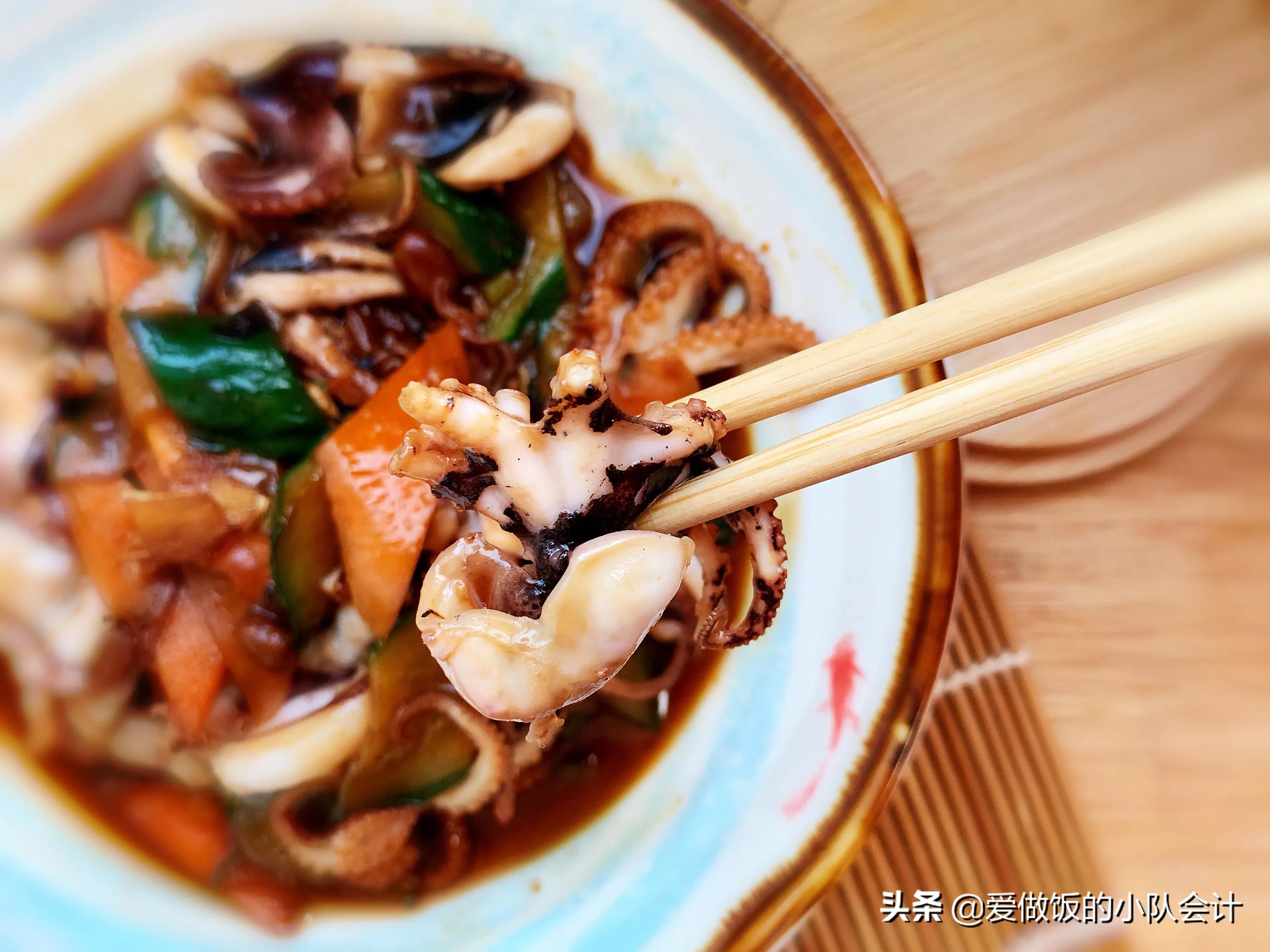 八爪鱼的做法酱香,八爪鱼正宗做法不辣