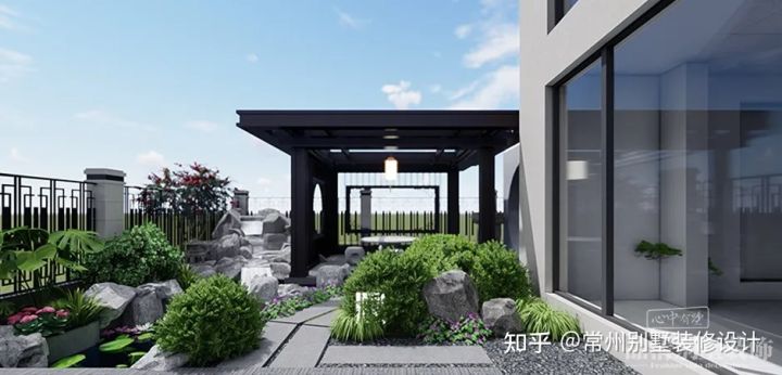 品清别墅装饰怎么样,360平米中式轻奢装修效果图