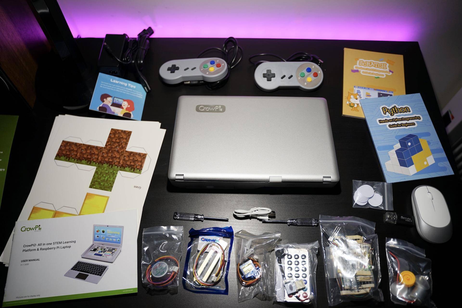 软硬件结合,内置教程浅学易懂,程序员爸爸体验壳乐派编程学习机