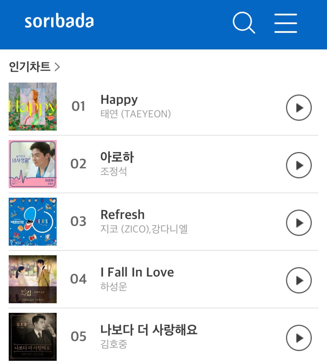 泰妍回归舞台,泰妍回归歌曲