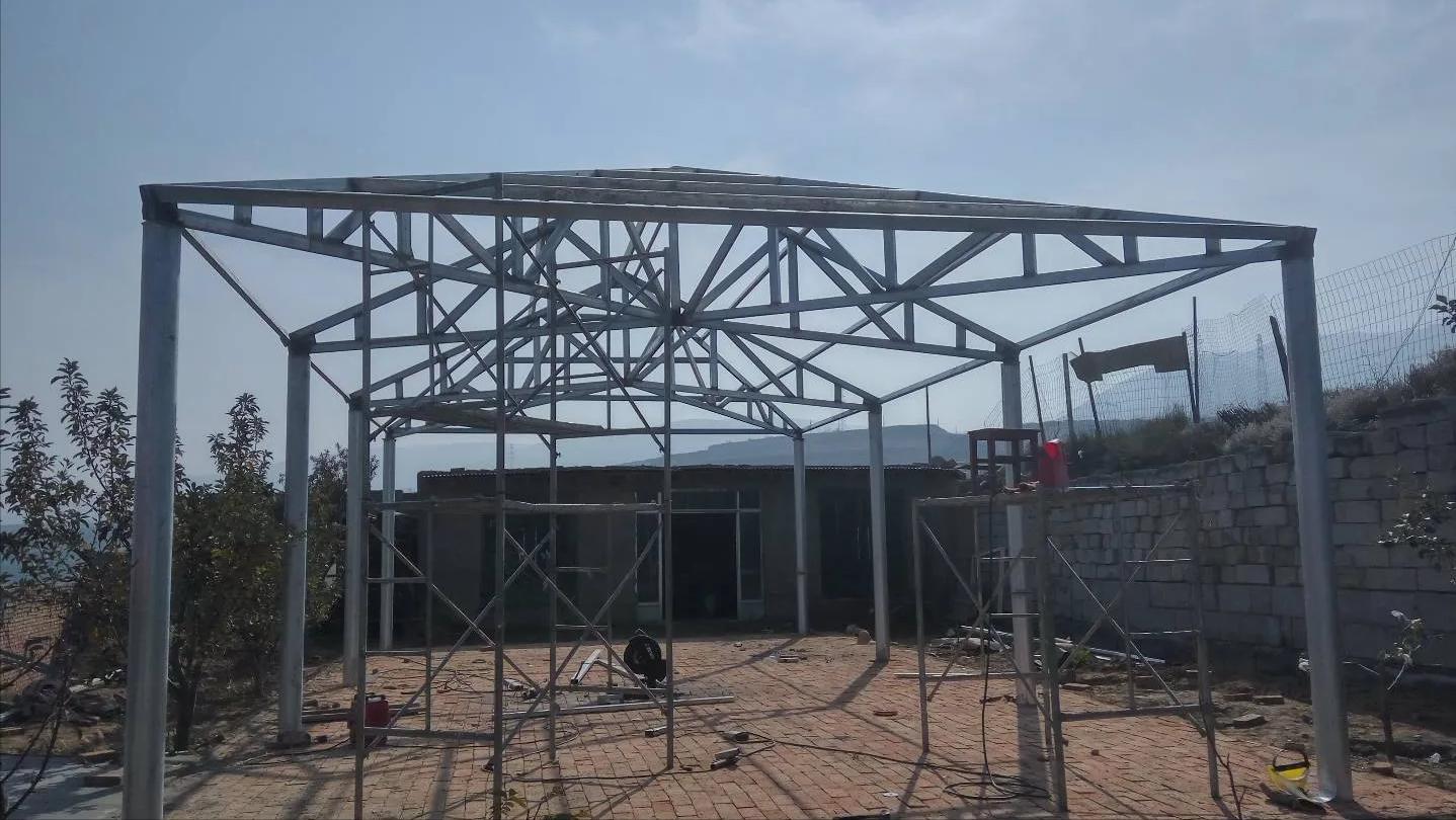 五脊四坡带翘角正确计算方法,五角凉亭制作全过程