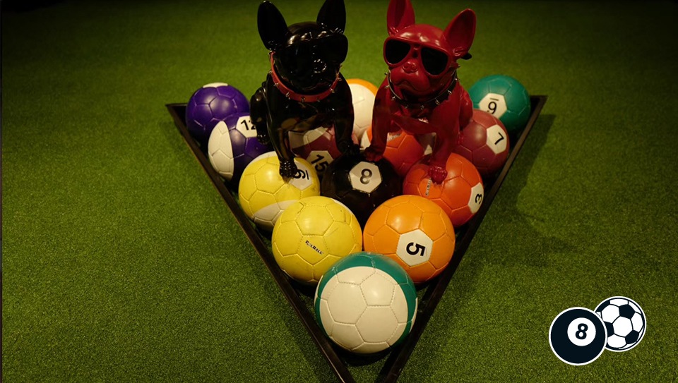 PoolBall®普利佰®脚踢式台球仿佛自己也是一名球星