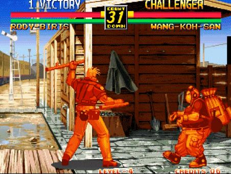 街机格斗游戏龙虎之拳,街机龙虎之拳