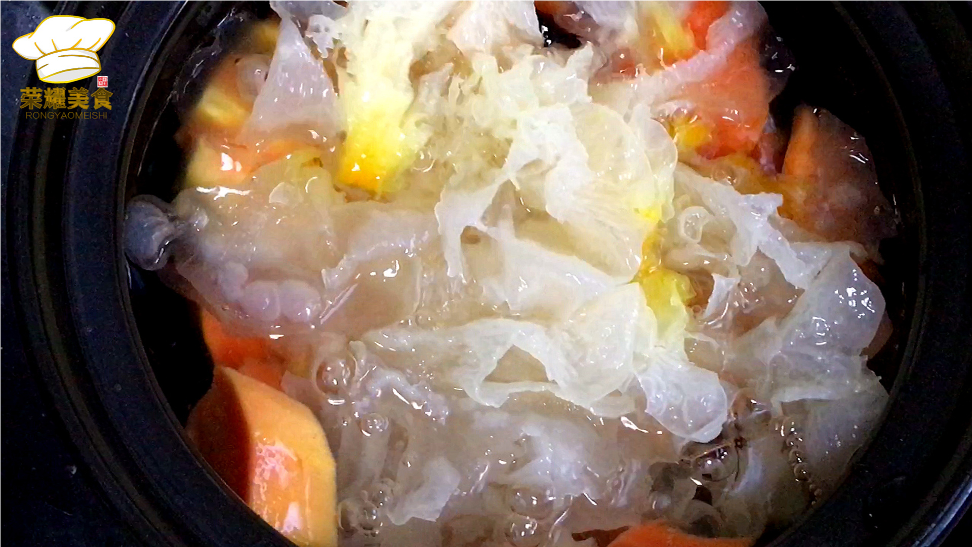 零失败的银耳木瓜糖水,木瓜银耳西米糖水广东做法